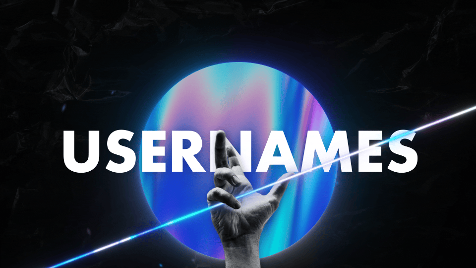 4 Characters Username